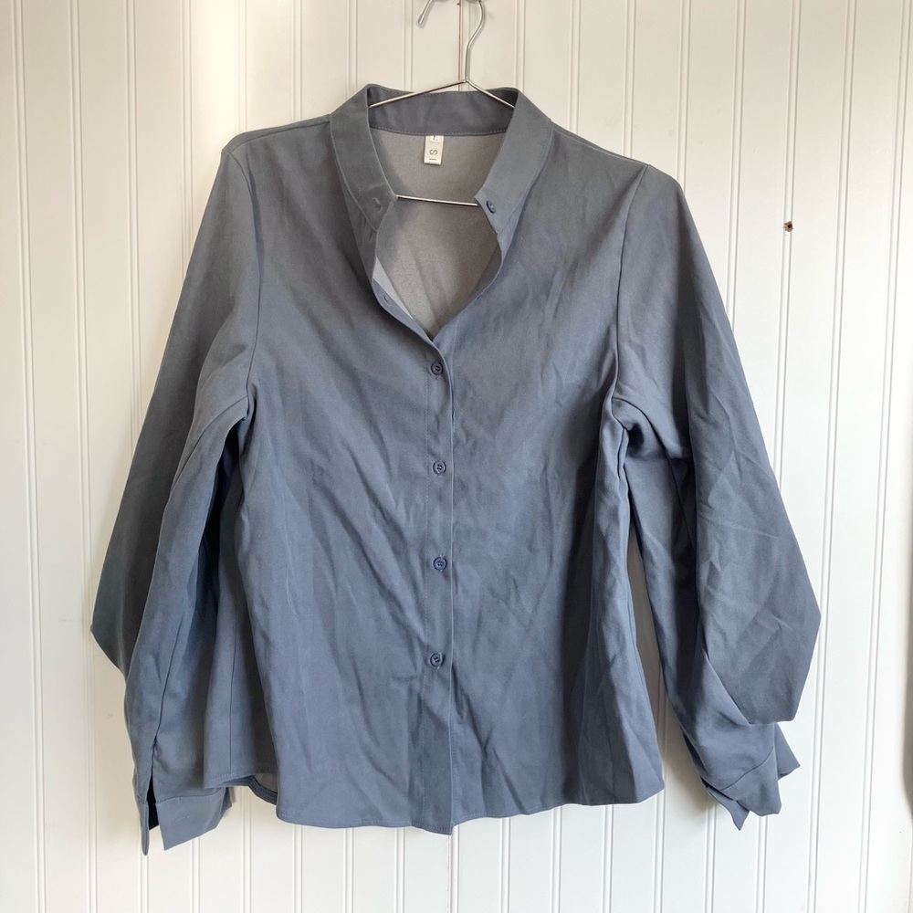 SIMU Bell Sleeve Blouse